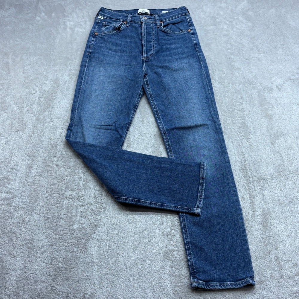 Citizens of Humanity Jolene Jeans Women 25 Hi Rise Slim Straight Designer Denim